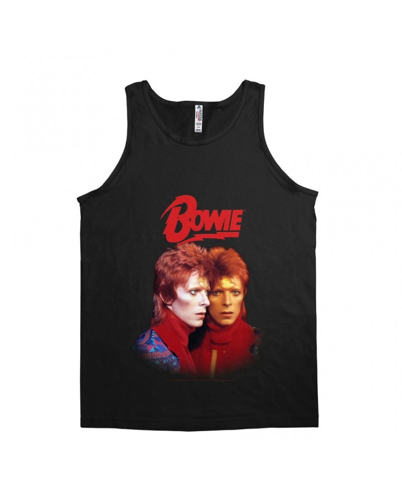 David Bowie Unisex Tank Top | Bowie New York City Shirt $10.73 Shirts