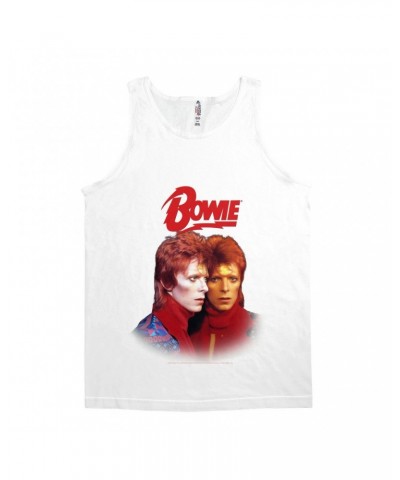 David Bowie Unisex Tank Top | Bowie New York City Shirt $10.73 Shirts