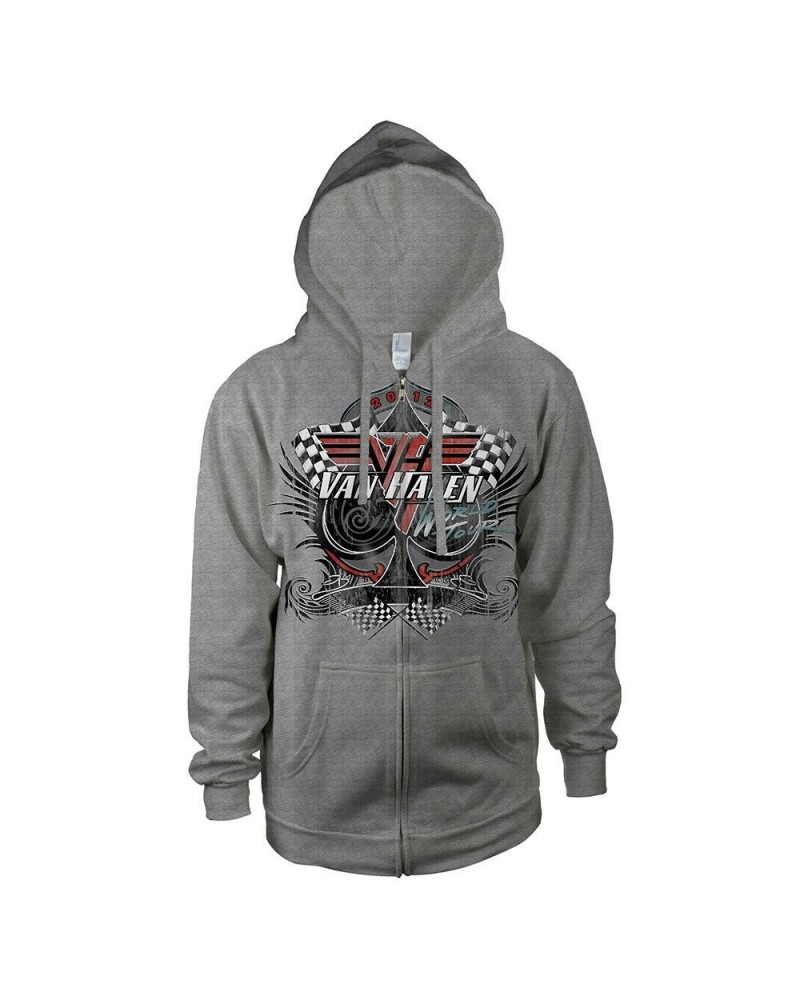 Van Halen World Tour Zip Hoodie $15.28 Sweatshirts