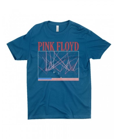 Pink Floyd T-Shirt | Laser Lights On Stage Concert Design Distressed Shirt $12.23 Shirts