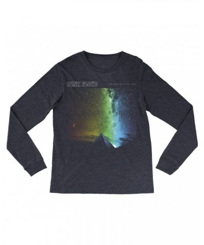 Pink Floyd Long Sleeve Shirt | Pyramid Color Burst Design Shirt $11.68 Shirts