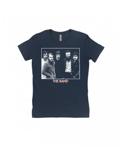 The Band Ladies' Boyfriend T-Shirt | Framed Group Photo And Logo Shirt $10.48 Shirts