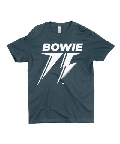 David Bowie T-Shirt | White 75th Logo Shirt $8.73 Shirts