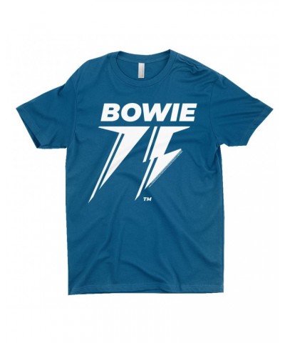 David Bowie T-Shirt | White 75th Logo Shirt $8.73 Shirts