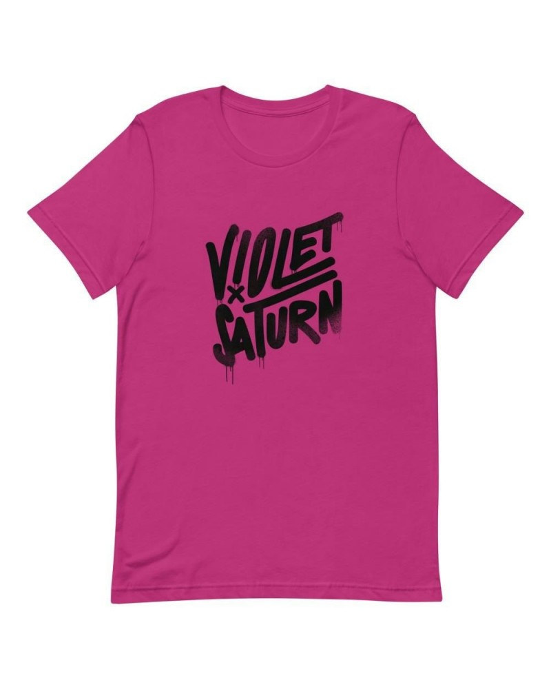 Violet Saturn Short-Sleeve Unisex T-Shirt $10.50 Shirts