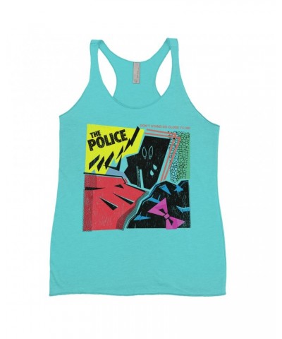 The Police Ladies' Tank Top | Don't Stand So Close To Me Album Image Distressed Shirt $9.55 Shirts