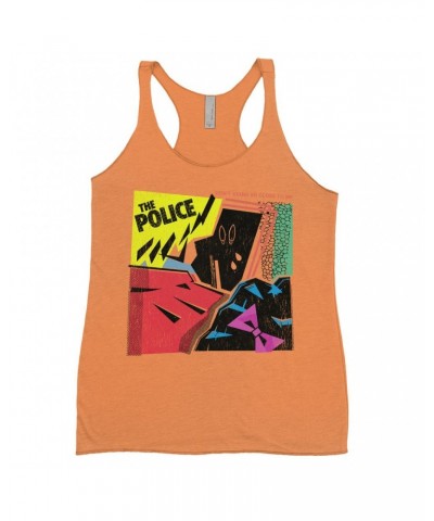 The Police Ladies' Tank Top | Don't Stand So Close To Me Album Image Distressed Shirt $9.55 Shirts