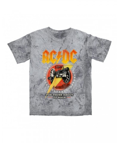 AC/DC T-shirt | For Those About To Rock Tour 1981 Color Blast Shirt $11.98 Shirts