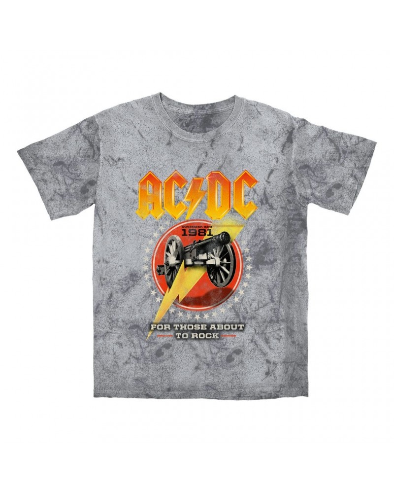 AC/DC T-shirt | For Those About To Rock Tour 1981 Color Blast Shirt $11.98 Shirts