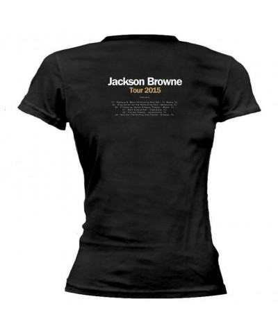 Jackson Browne Standing In The Breach Feb 2015 Tour Ladies Tee $5.38 Shirts