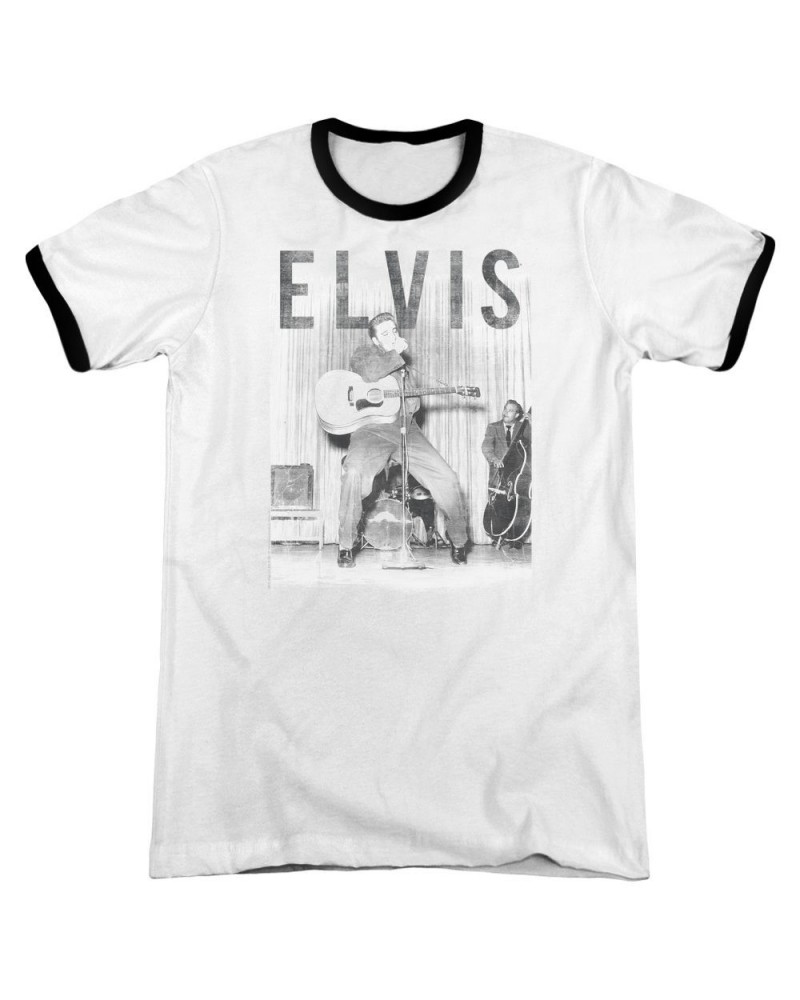 Elvis Presley Shirt | WITH THE BAND Premium Ringer Tee $7.70 Shirts