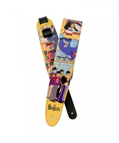 The Beatles Yellow Submarine 2.5" Vegan Leather Vinyl D'Addario Guitar Strap $23.40 Vinyl