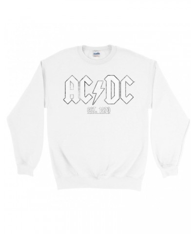 AC/DC Sweatshirt | Est. 1973 Distressed Sweatshirt $14.33 Sweatshirts