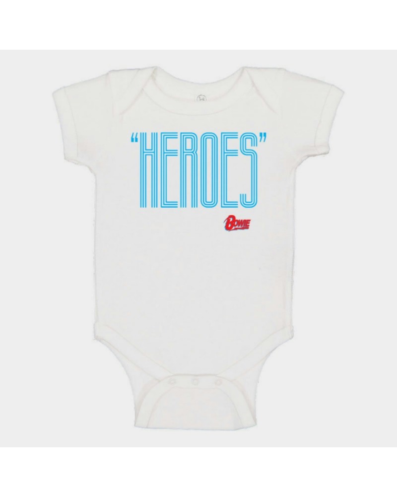 David Bowie Heroes Blue/Red Onesie $9.66 Kids