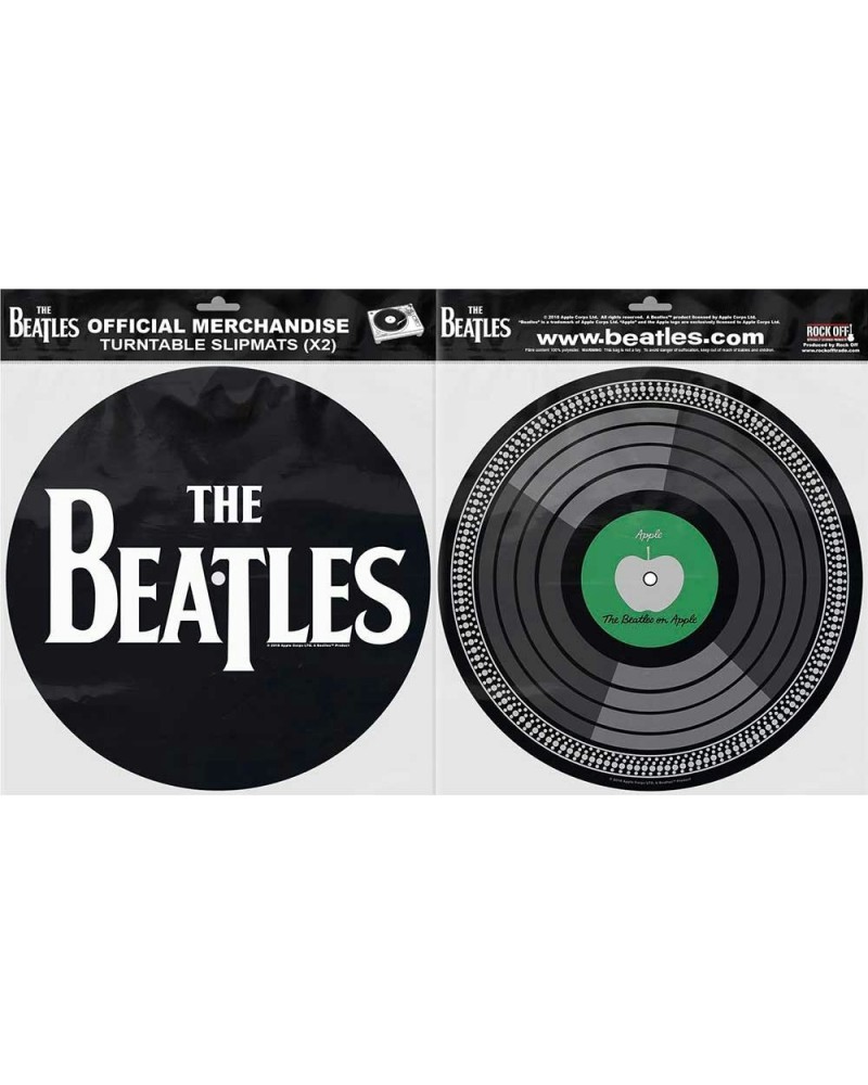 The Beatles Slipmat - Beatles Drop t & Apple Slipmat $14.58 Slipmats