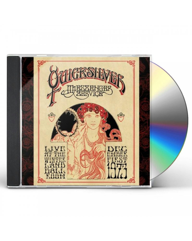 Quicksilver Messenger Service LIVE AT THE WINTERLAND BALLROOM - DECEMBER 1 1973 CD $4.72 CD