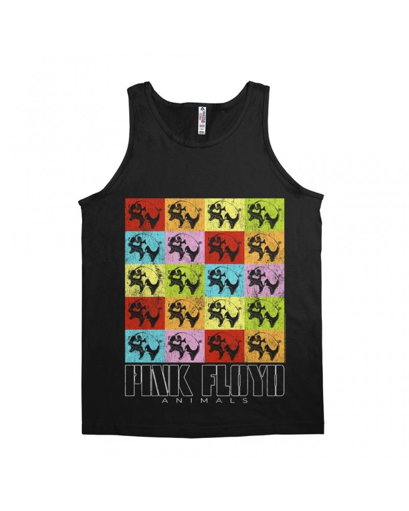 Pink Floyd Unisex Tank Top | Animals Album Pop Art Distressed Shirt $12.23 Shirts