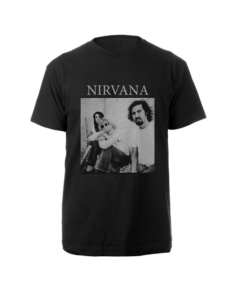 Nirvana "B&W Sitting Photo" Tee $7.04 Shirts