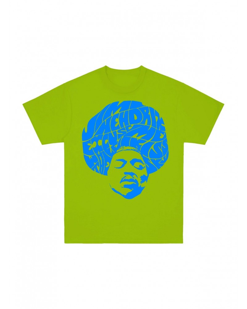 Jimi Hendrix Excuse Me Lime Tee $13.50 Shirts