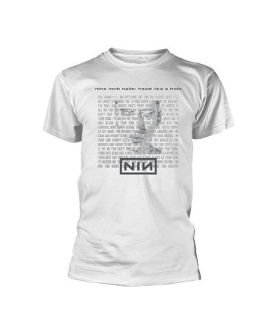 Nine Inch Nails T-Shirt - Head Like A Hole (White) $11.95 Shirts