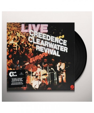 Creedence Clearwater Revival Live In Europe Vinyl Record $19.25 Vinyl