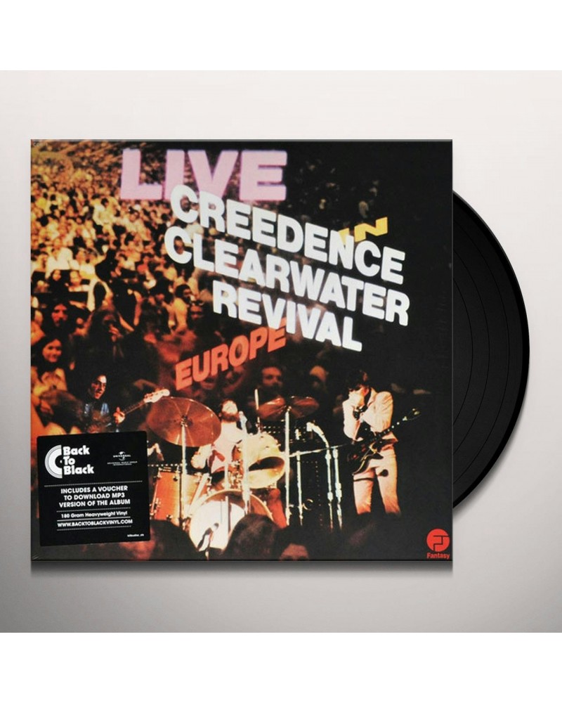 Creedence Clearwater Revival Live In Europe Vinyl Record $19.25 Vinyl