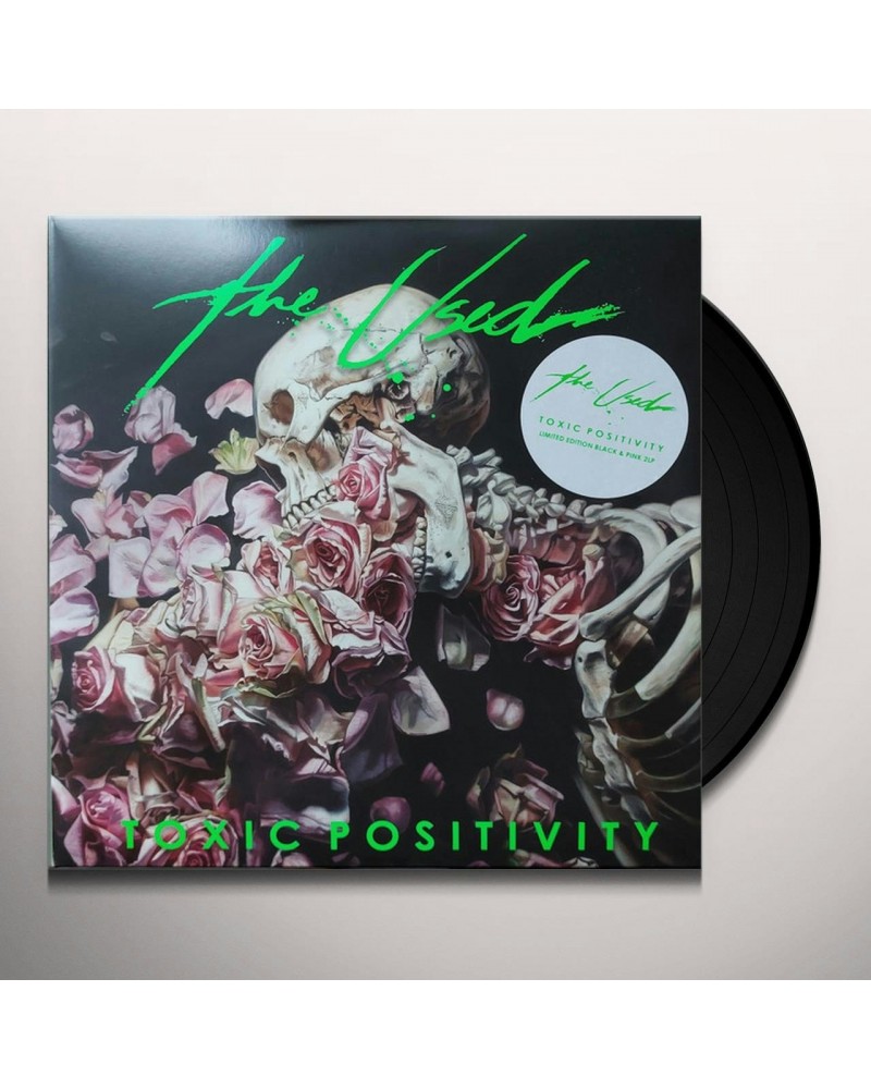 The Used TOXIC POSITIVITY (BLACK/PINK VINYL) Vinyl Record $20.25 Vinyl