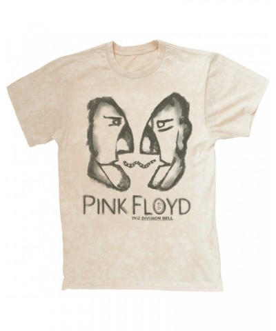 Pink Floyd T-shirt | Bioworld Division Bell Pencil Sketch Mineral Wash Shirt $12.28 Shirts