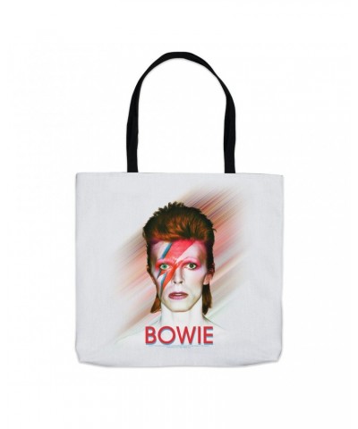 David Bowie Tote Bag | Flash Frame Colorful Bowie Image Bag $9.08 Bags