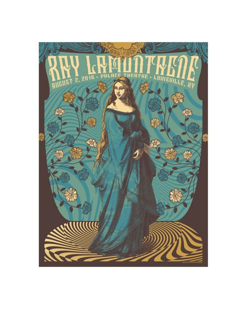 Ray LaMontagne The Ouroboros Tour 2016 - Louisville KY Poster $7.65 Decor