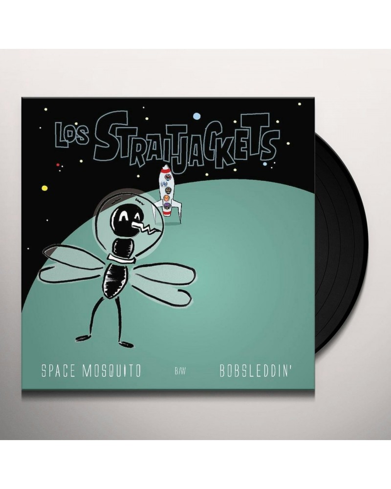 Los Straitjackets SAPCE MOSQUITO B/W BOBSLEDDIN' Vinyl Record $6.11 Vinyl