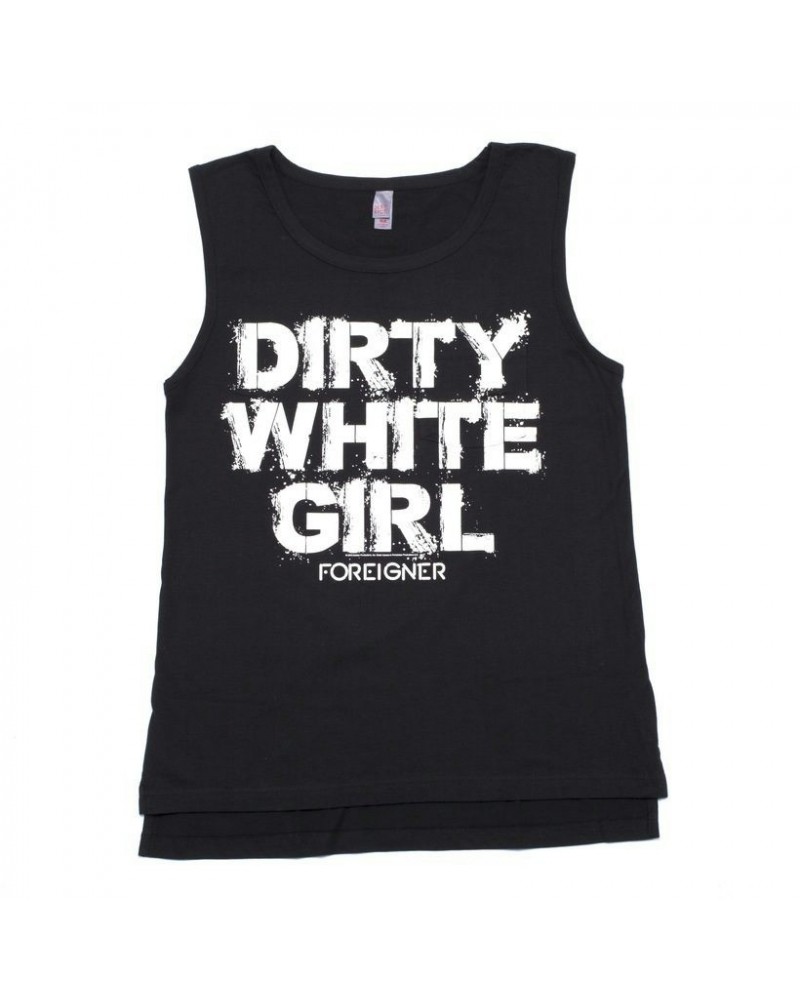 Foreigner Women's Dirty White Girl Pocket Tank $4.00 Shirts