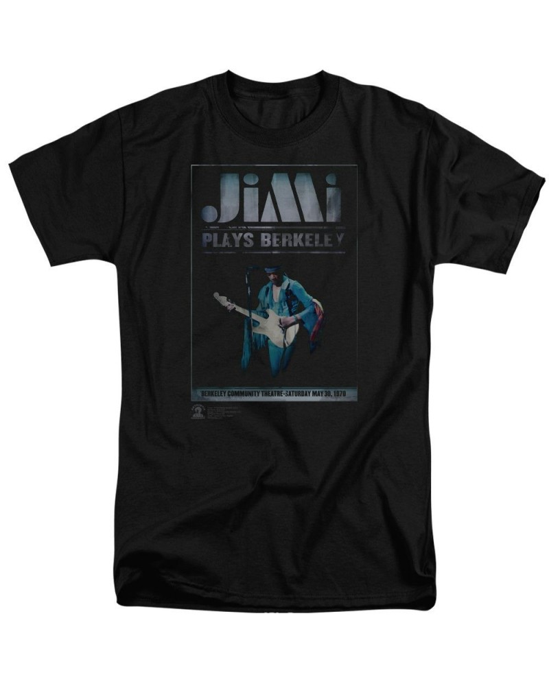 Jimi Hendrix Jimi Plays Poster Tall T-shirt $13.60 Shirts