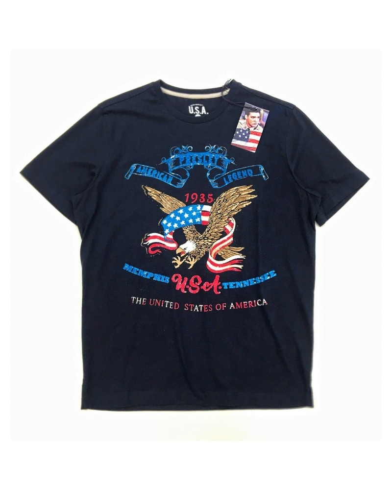 Elvis Presley Navy Elvis Presley American Legend Eagle T-Shirt $5.44 Shirts