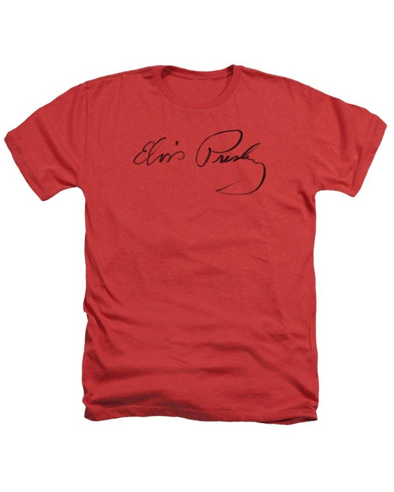 Elvis Presley Tee | SIGNATURE SKETCH Premium T Shirt $5.58 Shirts