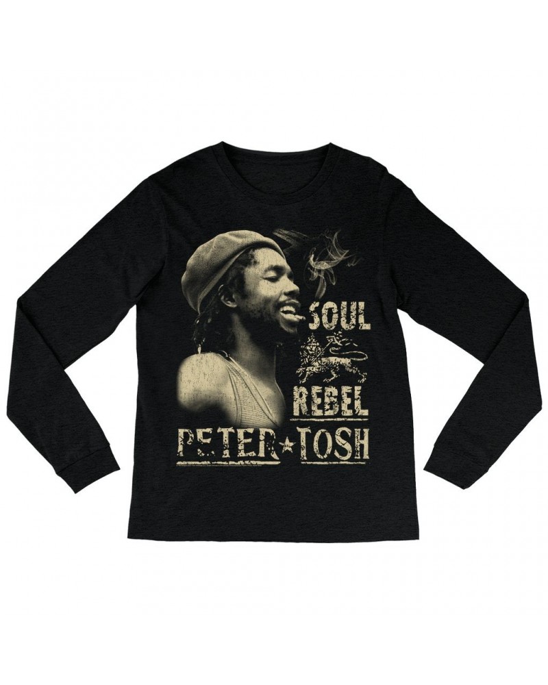 Peter Tosh Long Sleeve Shirt | Soul Rebel Shirt $9.58 Shirts