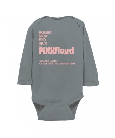 Pink Floyd Long Sleeve Bodysuit | Album Cover Featuring Arnold Layne Bodysuit $11.16 Shirts