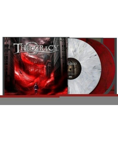 Theocracy AS THE WORLD BLEEDS (WHITE/BLACK MARBLE BLOOD RED) Vinyl Record $11.10 Vinyl