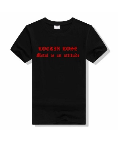 Rockin Rose Metal Music T-Shirt $7.17 Shirts