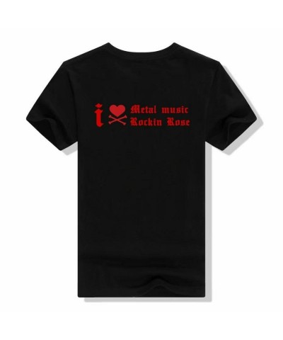 Rockin Rose Metal Music T-Shirt $7.17 Shirts