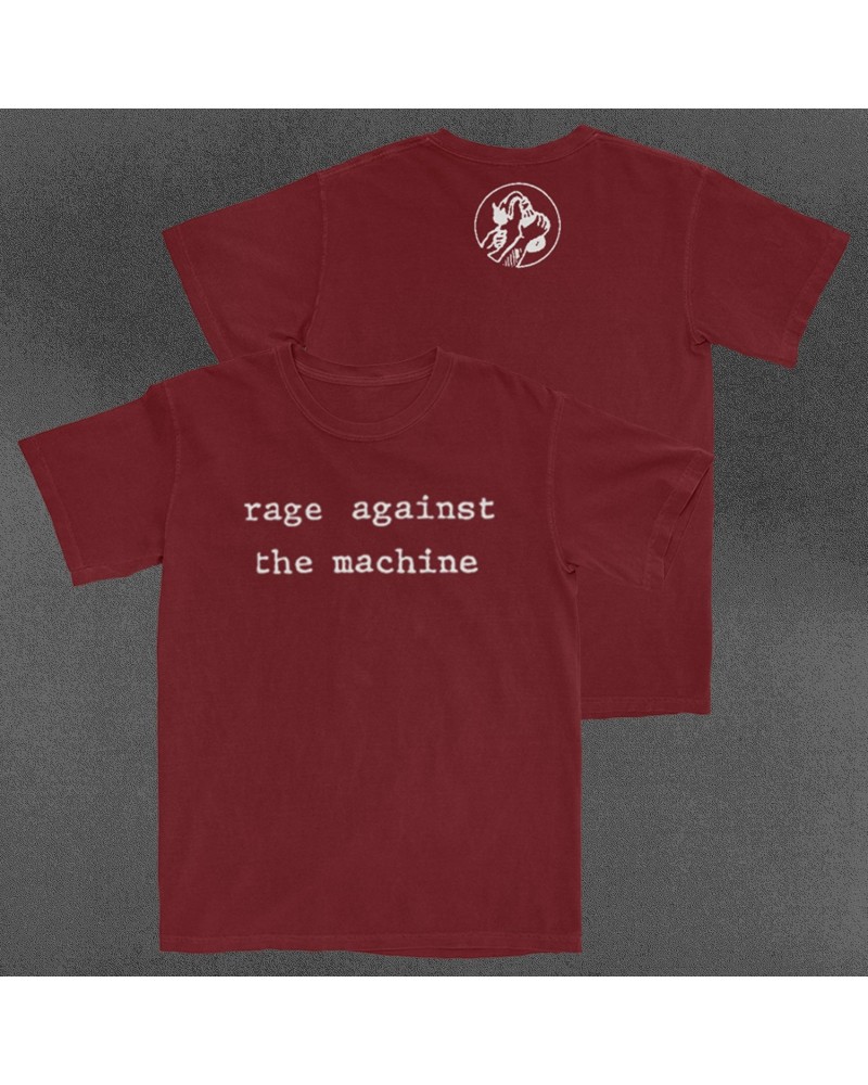 Rage Against The Machine Typewriter Molotov T-Shirt $11.40 Shirts