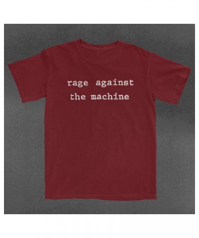 Rage Against The Machine Typewriter Molotov T-Shirt $11.40 Shirts