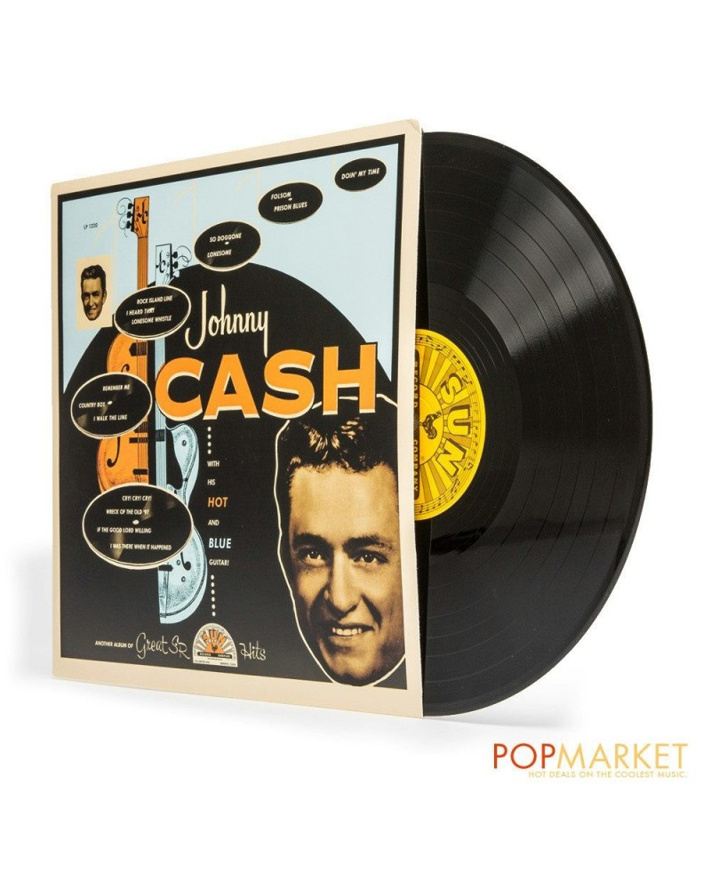 Johnny Cash With His Hot And Blue Guitar Vinyl Record $8.05 Vinyl