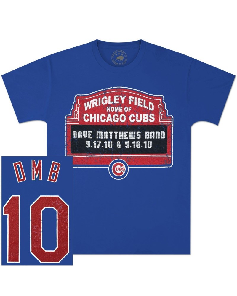 Dave Matthews Band Wrigley Field Sign T-Shirt $10.75 Shirts