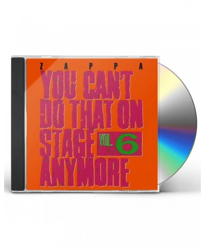 Frank Zappa YOU CAN'T DO THAT ON STAGE ANYMORE VOL.6 CD $4.72 CD