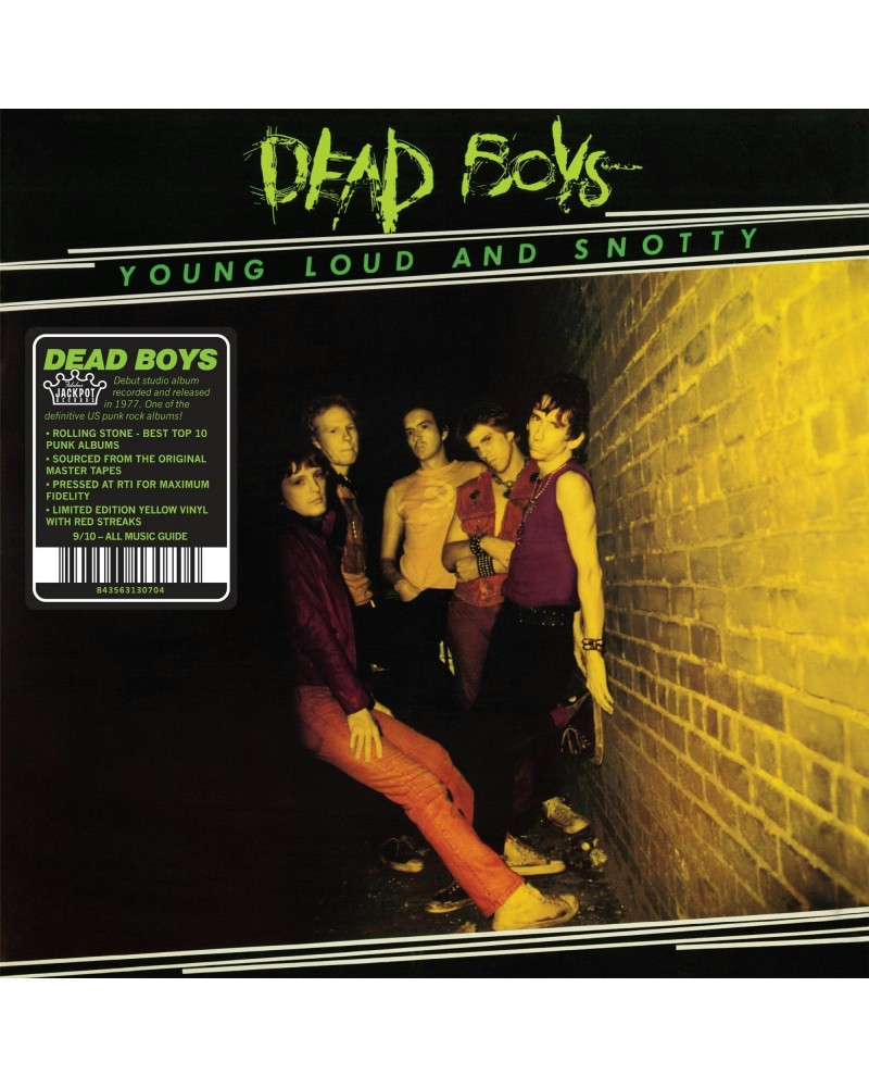 Dead Boys Young Loud & Snotty Vinyl Record $13.20 Vinyl