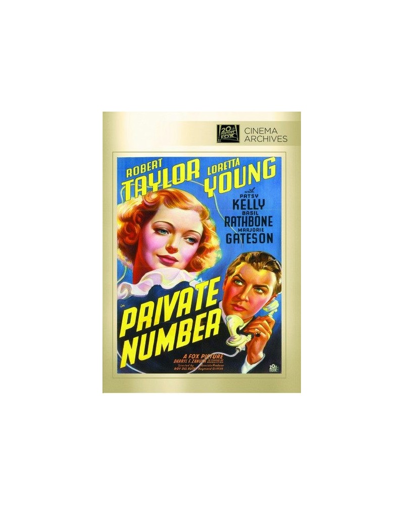 Private Number DVD $11.75 Videos