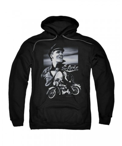 Elvis Presley Hoodie | MOTORCYCLE Pull-Over Sweatshirt $16.00 Sweatshirts